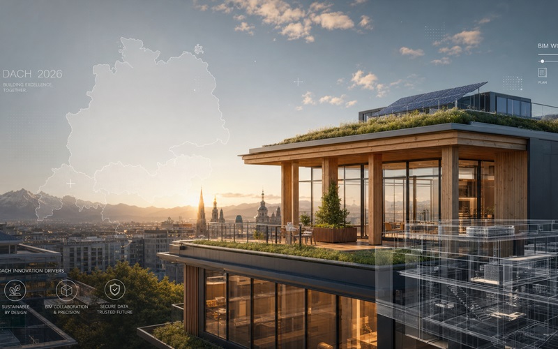 DACH-Raum 2026 von der 3D-Visualisierung